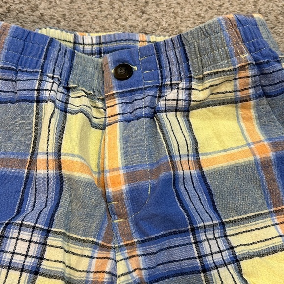 Janie & Jack Linen Pull Up Shorts, 6 - Picture 3 of 8